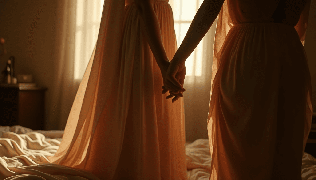 Couple holding hands quietly — oxytocin bonding hormone in relationships
